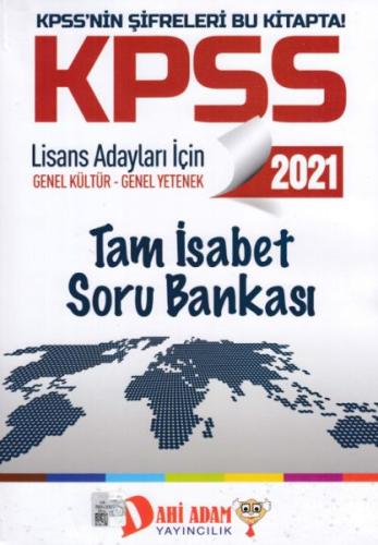 Dahi Adam 2021 KPSS Lisans Adayları İçin Genel Kültür Genel Yetenek Ta