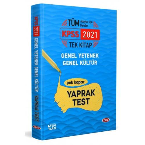 Data 2021 KPSS Genel Yetenek Genel Kültür Çek Kopar Yaprak Test Kolekt