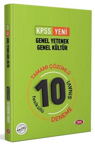 Data 2022 KPSS Genel Yetenek Genel Kültür Tamamı Çözümlü 10 Deneme Sın