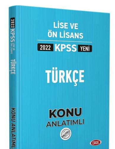 Data 2022 KPSS Lise ve Ön Lisans Türkçe Konu Anlatımlı %23 indirimli K