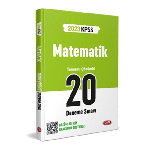 Data 2023 Kpss Matematik 20 Deneme Sınavı Karekod Çözümlü %23 indiriml