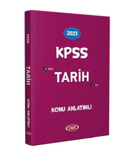 Data 2023 KPSS Tarih Konu Anlatımlı %23 indirimli Faruk Kara