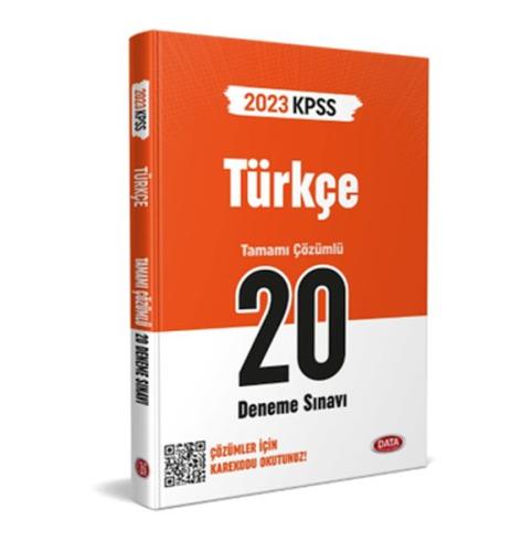 Data 2023 Kpss Türkçe 20 Deneme Sınavı Karekod Çözümlü %23 indirimli K