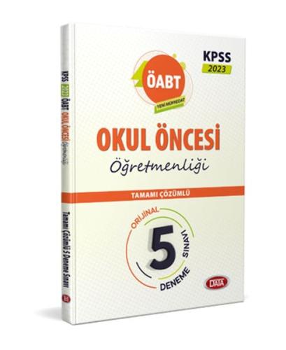 Data Öabt Okul Öncesi Öğretmenliği Tamamı Çözümlü 5 Deneme Sınavı %23 