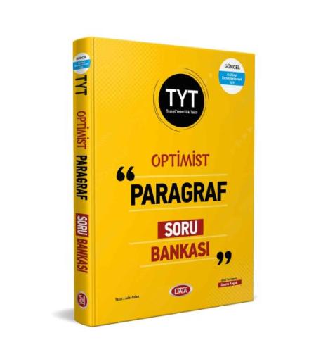 Data TYT Optimist Paragraf Soru Bankası %23 indirimli Jule Aşlan