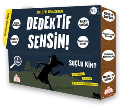 Dedektif Sensin (4 Kitap Set) %20 indirimli Pronto