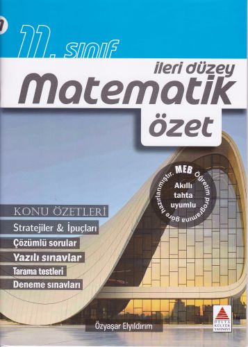 Delta Kültür 11. Sınıf İleri Düzey Matematik Özet %18 indirimli Özyaşa