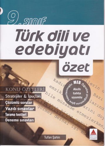 Delta Kültür 9. Sınıf Türk Dili ve Edebiyatı Özet %18 indirimli Tufan 