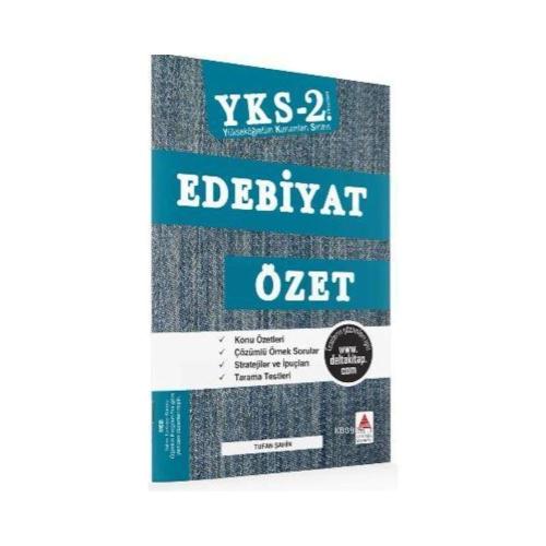 Delta Kültür YKS 2. Oturum Edebiyat Özet %18 indirimli Tufan Şahin