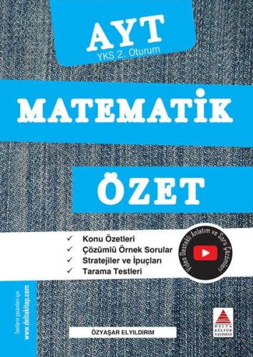 Delta Kültür YKS 2. Oturum Matematik Özet %18 indirimli Özyaşar Elyıld