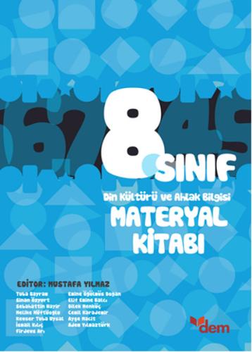 DEM 8. Sınıf Din Kültürü ve Ahlak Bilgisi Materyal Kitabı %18 indiriml