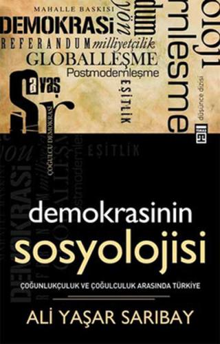 Demokrasinin Sosyolojisi Ali Yaşar Sarıbay