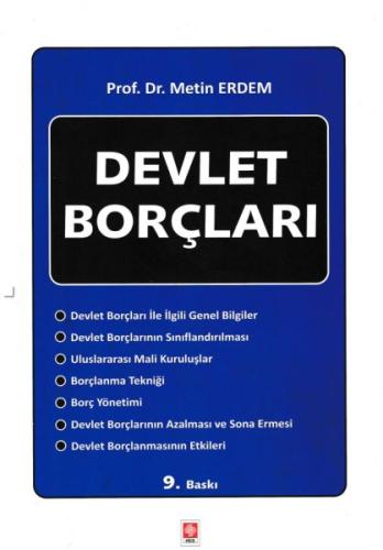 Devlet Borçları / Metin Erdem Prof. Dr. Metin Erdem