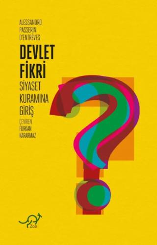 Devlet Fikri %22 indirimli Alessandro Passerin d'Entrèves