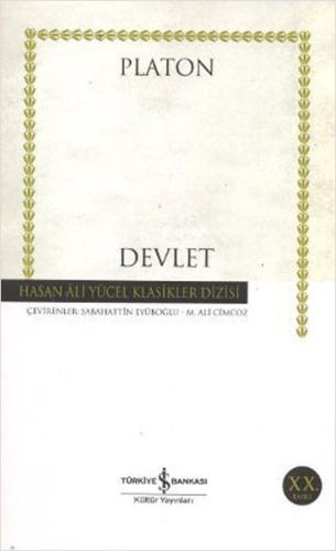 Devlet - Hasan Ali Yücel Klasikleri (Ciltli) %31 indirimli Platon