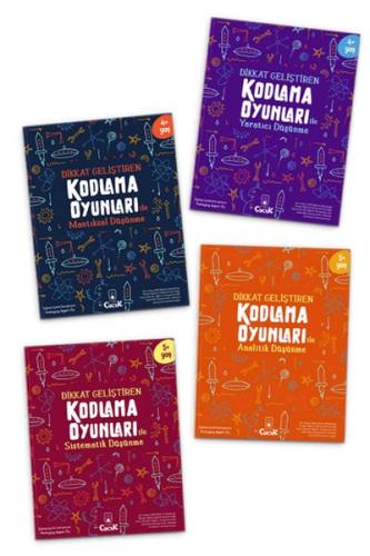 Dikkat Geliştiren Kodlama Oyunları Serisi (4 Kitap) %15 indirimli Kole