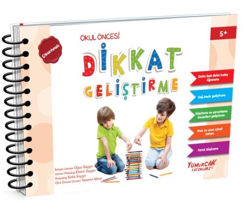 Dikkat Geliştirme 5 Yaş Kitabı %30 indirimli Oğuz Saygın