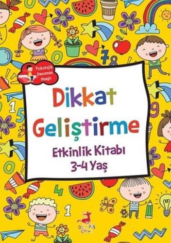 Dikkat Geliştirme - Etkinlik Kitabı (3-4 Yaş) %40 indirimli Rose Mary 