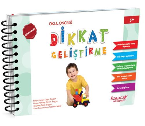 Dikkat Geliştirme Kitabı 3 Yaş %30 indirimli Oğuz Saygın