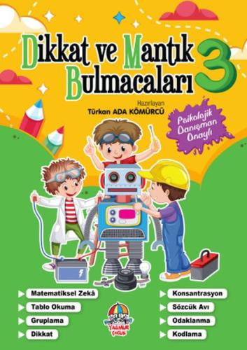 Dikkat ve Mantık Bulmacaları 3 %20 indirimli Türkan Ada Kömürcü