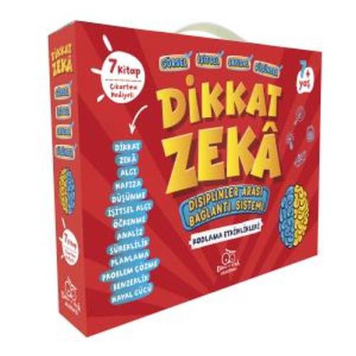 Dikkat - Zeka 1. Sınıf Seti - 7 Yaş (7 Kitap) %20 indirimli Mehmet Tür