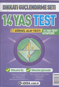 Dikkati Güçlendirme Seti 14 Yaş Test %25 indirimli Doç.Dr. Osman Abalı