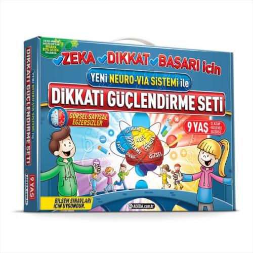 Dikkati Güçlendirme Seti 3. Sınıf – 9 Yaş- Neuro-Via %25 indirimli Doç