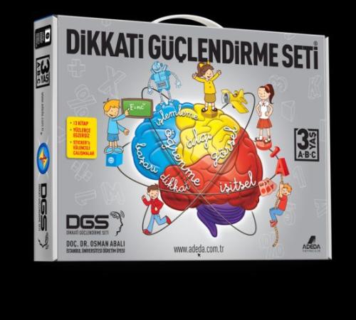 Dikkati Güçlendirme Seti Ana Sınıfı 3 Yaş (3 Kitap Karton Kutu Set) Os