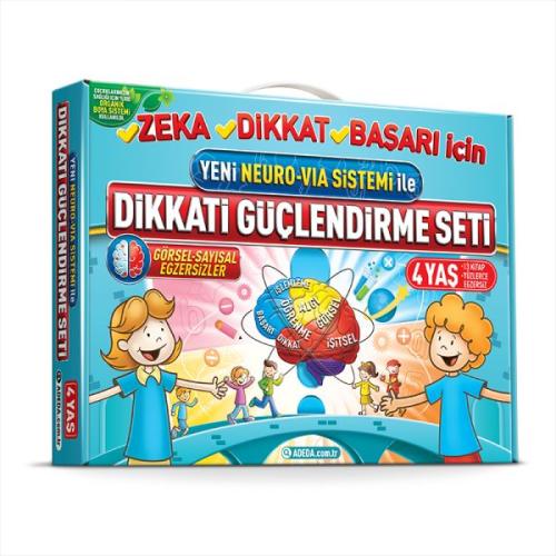 Dikkati Güçlendirme Seti - Anasınıfı – 4 Yaş Neuro-Via %25 indirimli D