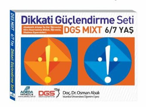 Dikkati Güçlendirme Seti Mixt 6 - 7 Yaş (1 Kitap) Osman Abalı