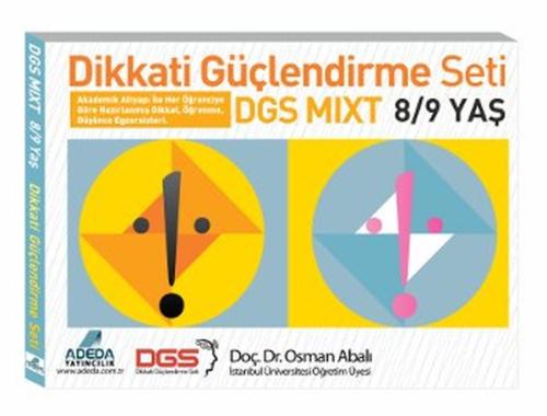 Dikkati Güçlendirme Seti Mixt 8 - 9 Yaş (1 Kitap) Osman Abalı