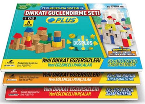 Dikkati Güçlendirme Seti Plus 4 Yaş Kitap %25 indirimli Doç. Dr. Osman