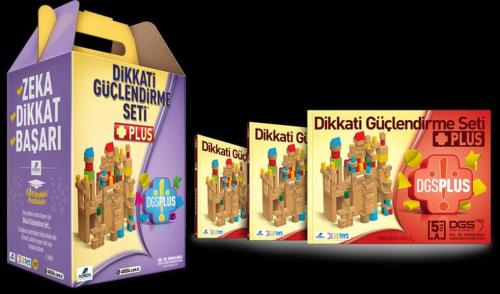 Dikkati Güçlendirme Seti Plus 5 Yaş (3 Kitap+112 Parça Ahşap - Karton 