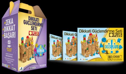 Dikkati Güçlendirme Seti Plus 8 Yaş (3 Kitap+112 Parça Ahşap Karton Ku