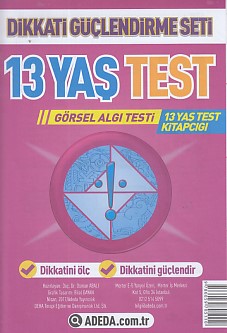 Dikkati Güçlendirme Seti 13 Yaş Test %25 indirimli Doç.Dr. Osman Abalı