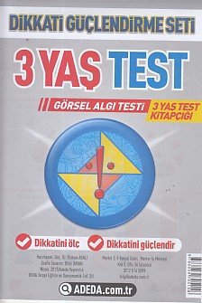 Dikkati Güçlendirme Seti 3 Yaş Test %25 indirimli Doç.Dr. Osman Abalı