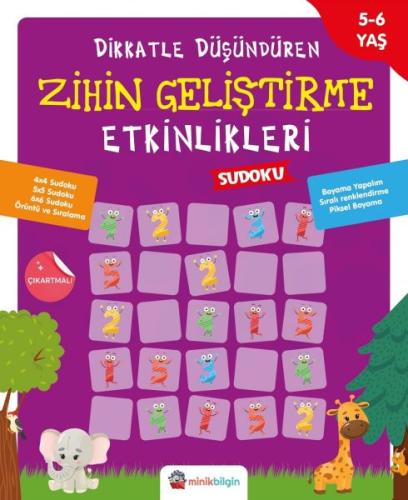 Dikkatle Düşündüren Zihin Geliştirme Etkinlikleri 3 - Sudoku Kolektıf