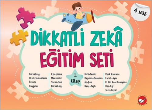 Dikkatli Zekâ Eğitim Seti 1. Kitap (4 Yaş) %23 indirimli Neşe Duran