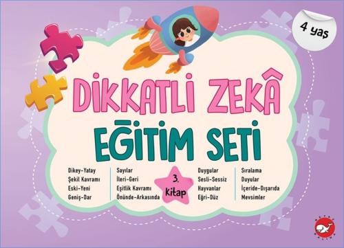 Dikkatli Zekâ Eğitim Seti 3. Kitap (4 Yaş) %23 indirimli Neşe Duran