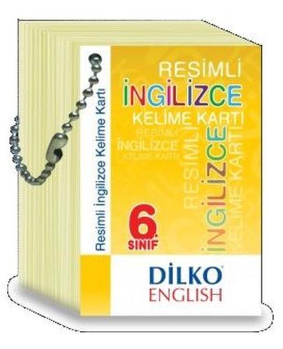 Dilko 6. Sınıf Resimli İngilizce Kelime Kartı Kolektif