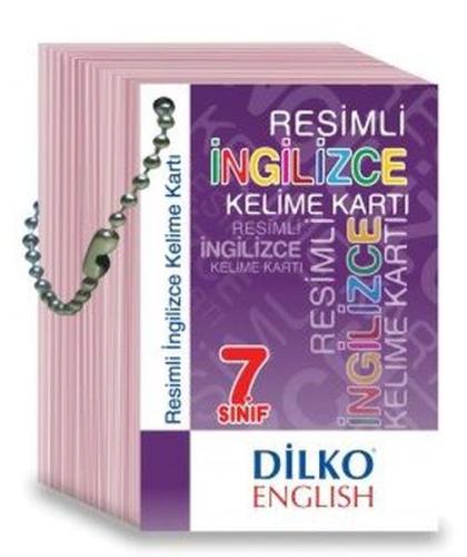 Dilko 7. Sınıf Resimli İngilizce Kelime Kartı Kolektif