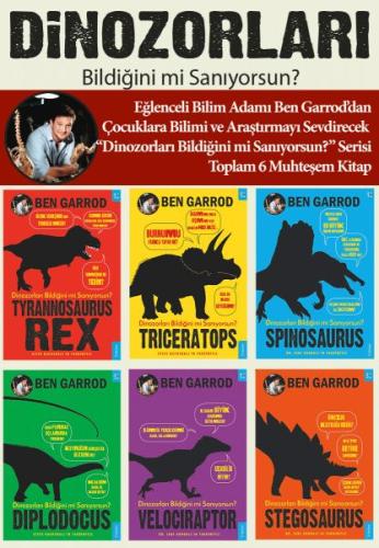 Dinozorları Bildiğini mi Sanıyorsun? (6 Kitaplık Set) %15 indirimli Be