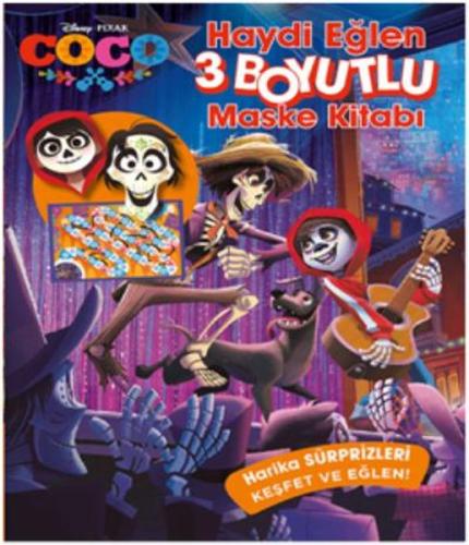 Disney Coco Haydi Eğlen 3 Boyutlu Maske Kitabı %10 indirimli Kolektif