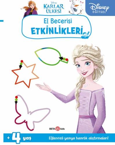 Disney Eğitsel Karlar Ülkesi El Becerisi Etkinlikleri Yazıya Hazırlık 