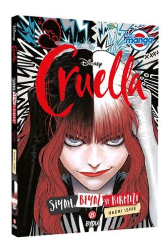 Dısney Manga Cruella Siyah Beyaz ve Kırmızı %15 indirimli Hachi Ishie