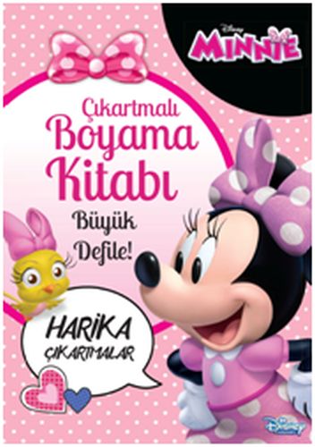 Disney Minnie Çıkartmalı Boyama Kitabı Büyük Defile! %10 indirimli Kol