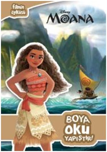 Disney Moana - Boya Oku Yapıştır! %10 indirimli Kolektif