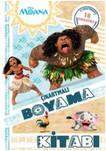 Disney Moana - Çıkartmalı Boyama Kitabı %10 indirimli Kolektif