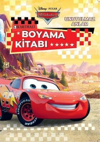 Disney Pixar Arabalar Unutulmaz Anlar Çıkartmalı Boyama Kitabı %10 ind