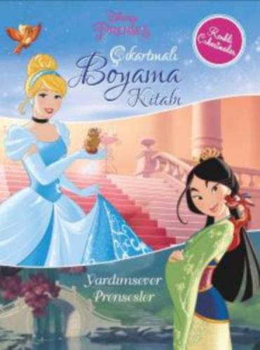 Disney Prenses Çıkartmalı Boyama Kitabı Yardımsever Prensesler %10 ind